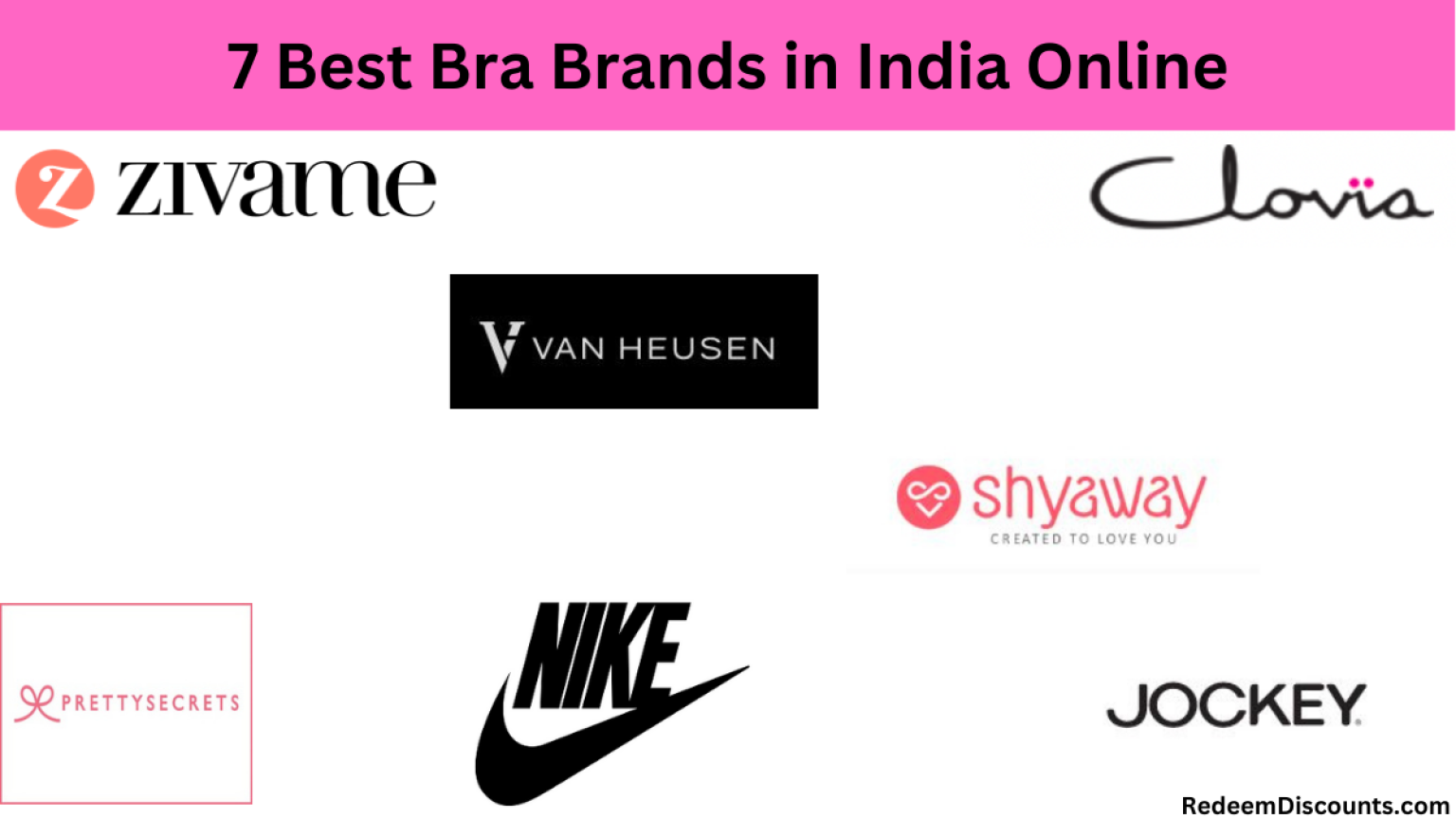 7 Best Bra Brands in India Online - Redeem Discounts