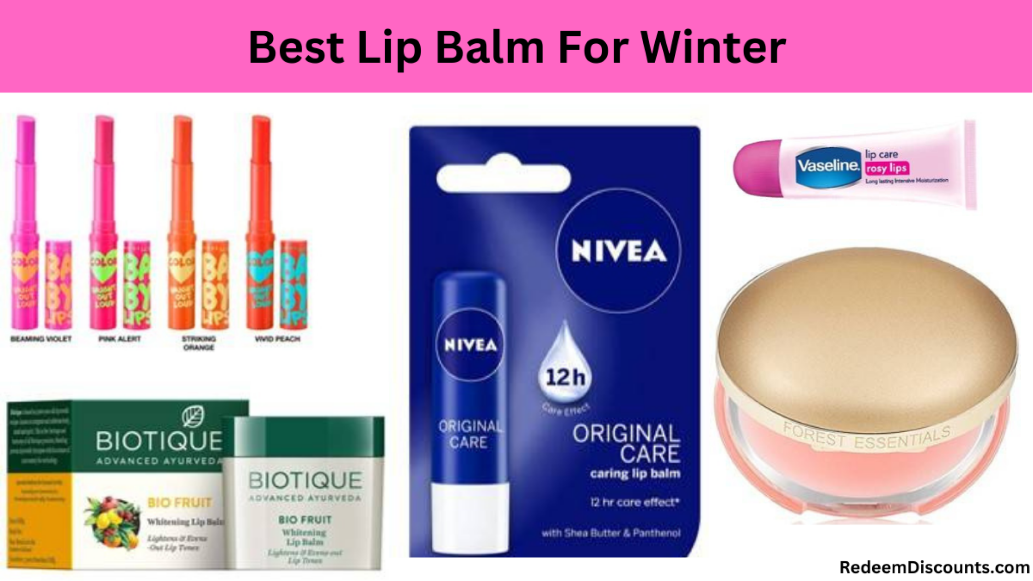 5 Best Lip Balm For Winter Dry Lips Redeem Discounts