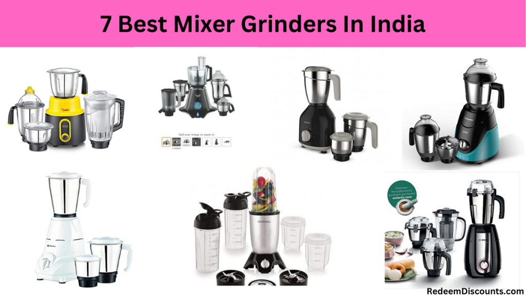 7 Best Mixer Grinders In India Redeem Discounts