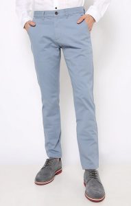 Blue Tapered Chinos