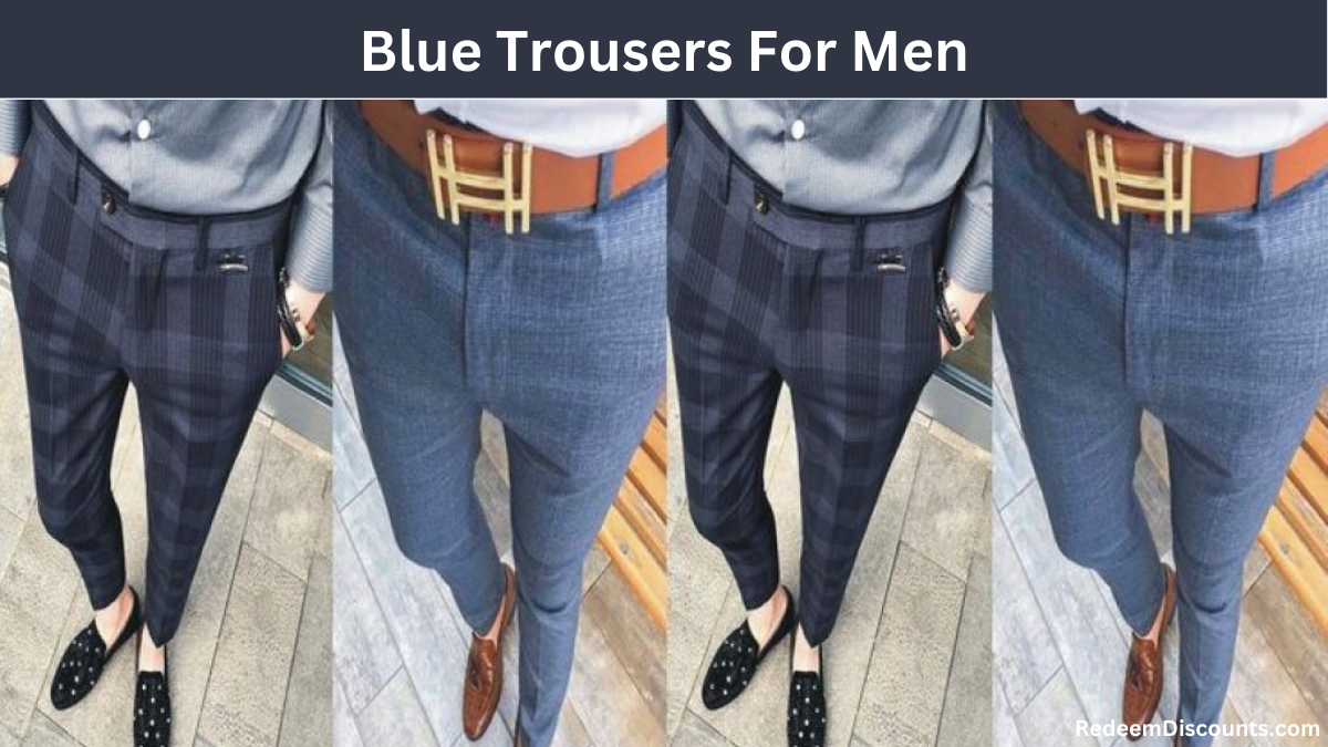 Blue Trousers For Men