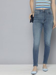 Grey High Rise Loose Jeans