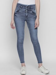  Slim Fit High Rise Clean Look Stretchable Jeans