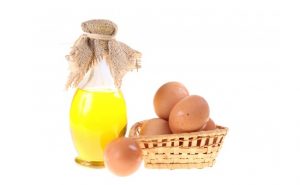 Olive oil and eggs for hair